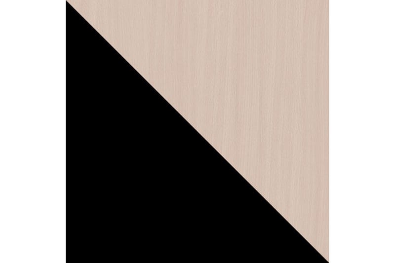 Howig Stablebart Rundt Sofabord med Lokk i Metall med Treplate - Svart|Beige - Møbler - Bord - Sofabord & salongbord