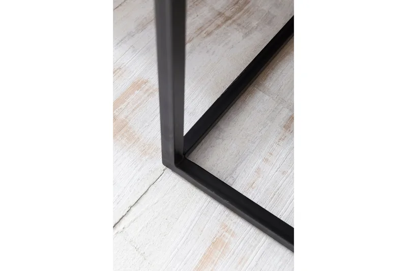 Hoysradt Settbord 30 cm 2 Bord - Massivt Tre/Brun/Svart - Møbler - Bord - Sofabord & salongbord