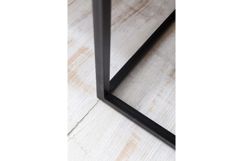 Hoysradt Settbord 30 cm 2 Bord - Massivt Tre/Brun/Svart - Møbler - Bord - Sofabord & salongbord