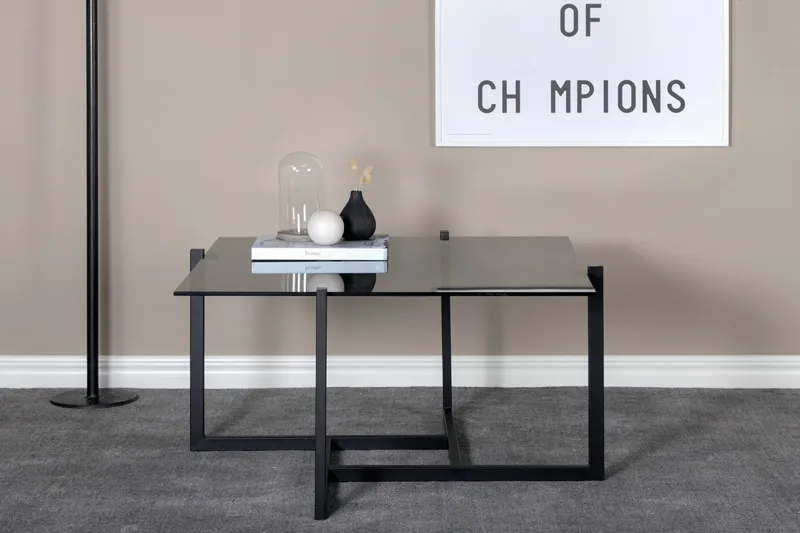 Hybrid Sofabord 80x80 cm - Grå - Møbler - Bord - Sofabord & salongbord