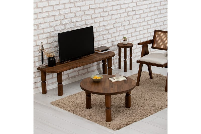 Ida Sofabord 60 cm - Valnøtt - Møbler - Bord - Sofabord & salongbord