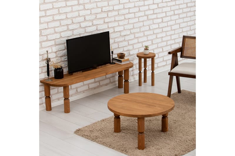 Ida Sofabord 70 cm - Brun - Møbler - Bord - Sofabord & salongbord