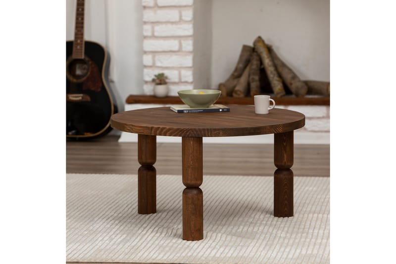 Ida Sofabord 70 cm - Valnøtt - Møbler - Bord - Sofabord & salongbord