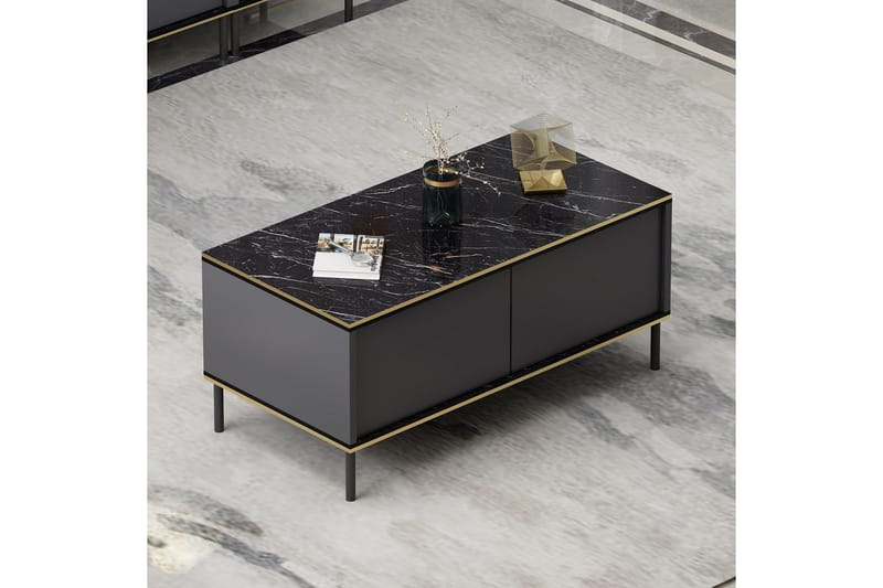 Imaj Sofabord 90 cm - Antrasitt - Møbler - Bord - Sofabord & salongbord