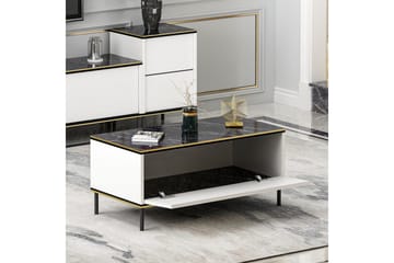 Imaj Sofabord 90 cm - Hvit - Møbler - Bord - Sofabord & salongbord