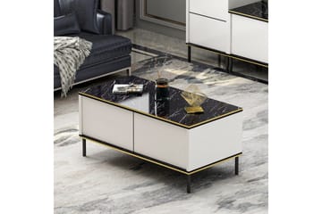 Imaj Sofabord 90 cm - Hvit - Møbler - Bord - Sofabord & salongbord