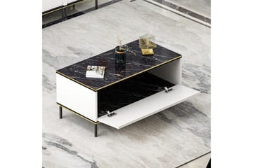 Imaj Sofabord 90 cm - Hvit - Møbler - Bord - Sofabord & salongbord