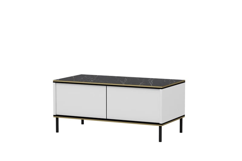 Imaj Sofabord 90 cm - Hvit - Møbler - Bord - Sofabord & salongbord