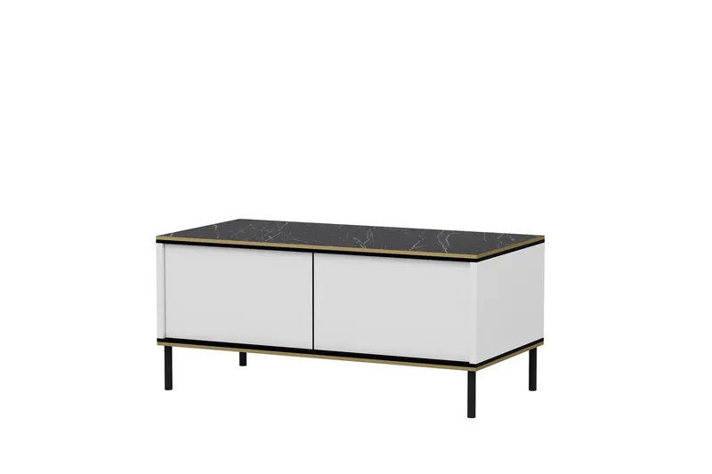 Imaj Sofabord 90 cm - Hvit - Møbler - Bord - Sofabord & salongbord