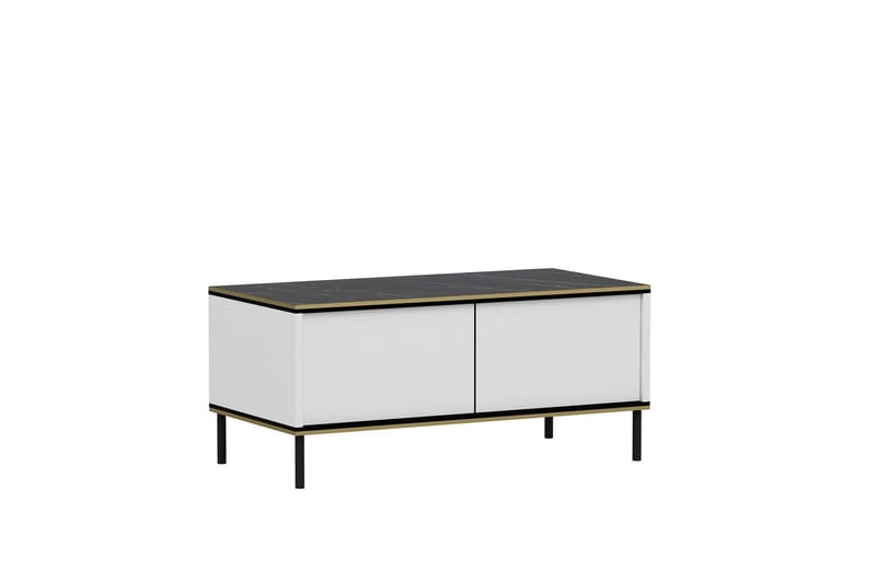 Imaj Sofabord 90 cm - Hvit - Møbler - Bord - Sofabord & salongbord