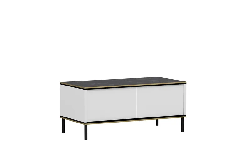 Imaj Sofabord 90 cm - Hvit - Møbler - Bord - Sofabord & salongbord