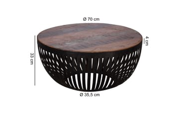 Ireene Sofabord 70 cm - Flerfarget - Møbler - Bord - Sofabord & salongbord