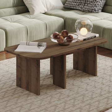 Iris Sofabordsett 90x35x45 cm - Antikk valnøtt - Møbler - Bord - Sofabord & salongbord - Sofabord med oppbevaring
