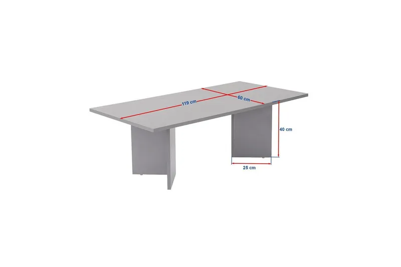 Sofabord Isami Safir Eik - Safir Eik - Møbler - Bord - Sofabord & salongbord
