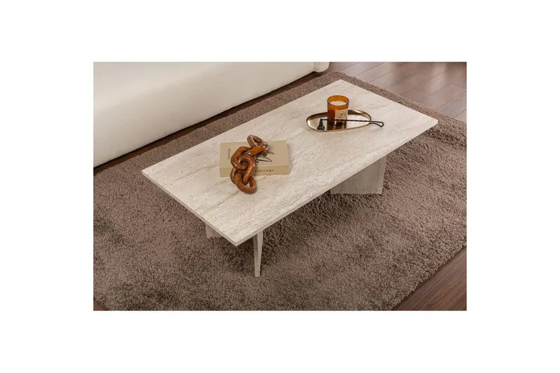 Sofabord Isami Travertin - Travertin - Møbler - Bord - Sofabord & salongbord