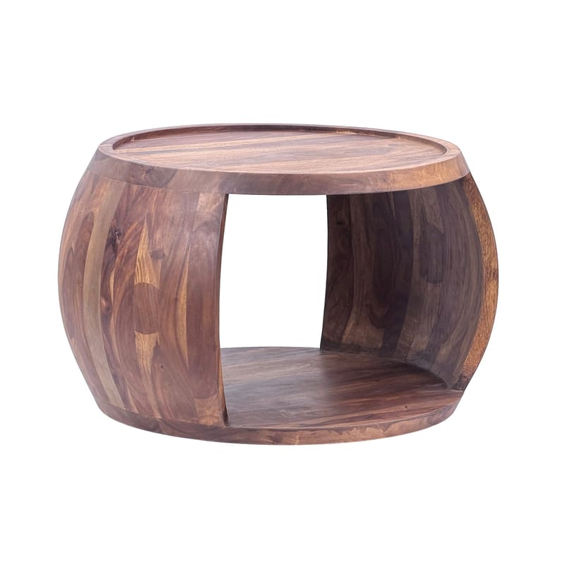 Ivoilo Sofabord 60 cm Landlig stil - Varm mørkebrun - Møbler - Bord - Sofabord & salongbord - Sofabord med oppbevaring