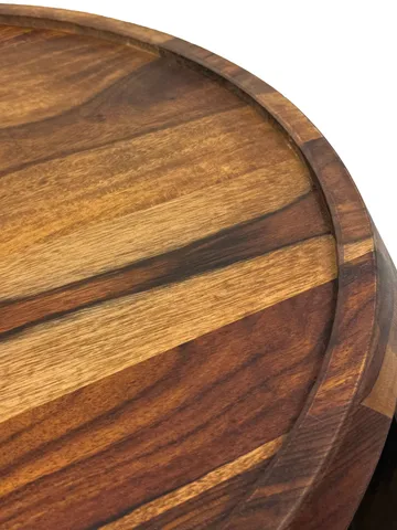 Ivoilo Sofabord 60 cm Landlig stil - Varm mørkebrun - Møbler - Bord - Sofabord & salongbord - Sofabord med oppbevaring
