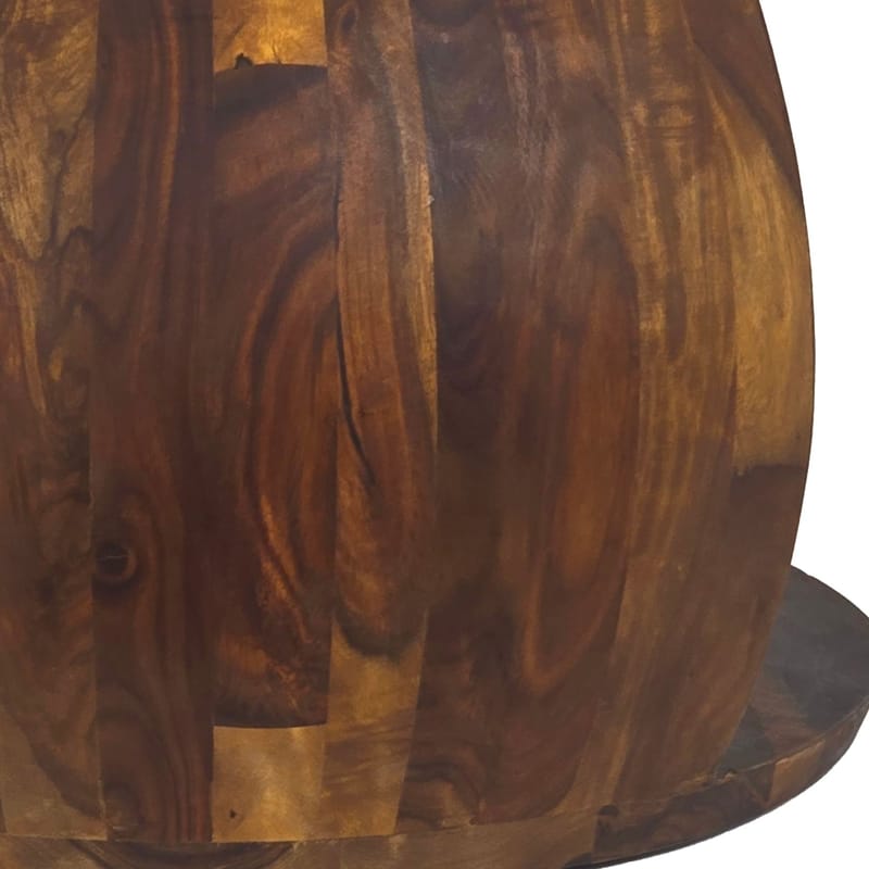 Ivoilo Sofabord 60 cm Landlig stil - Varm mørkebrun - Møbler - Bord - Sofabord & salongbord - Sofabord med oppbevaring