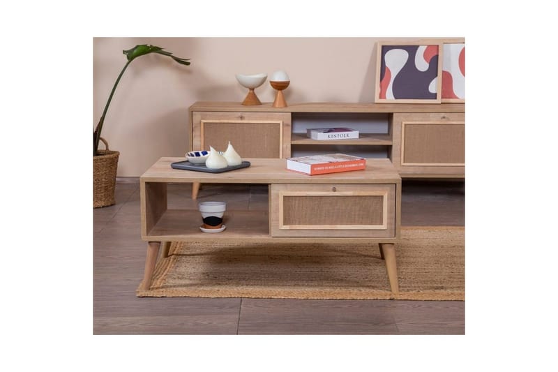 Sofabord Jatinder Eik - Eik - Møbler - Bord - Sofabord & salongbord