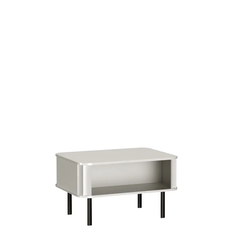 Joriel Sofabord 92 cm, Hvit|svart