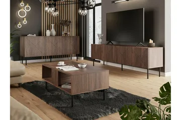 Juniskär Sofabord 55 cm - Valnøtt - Møbler - Bord - Sofabord & salongbord