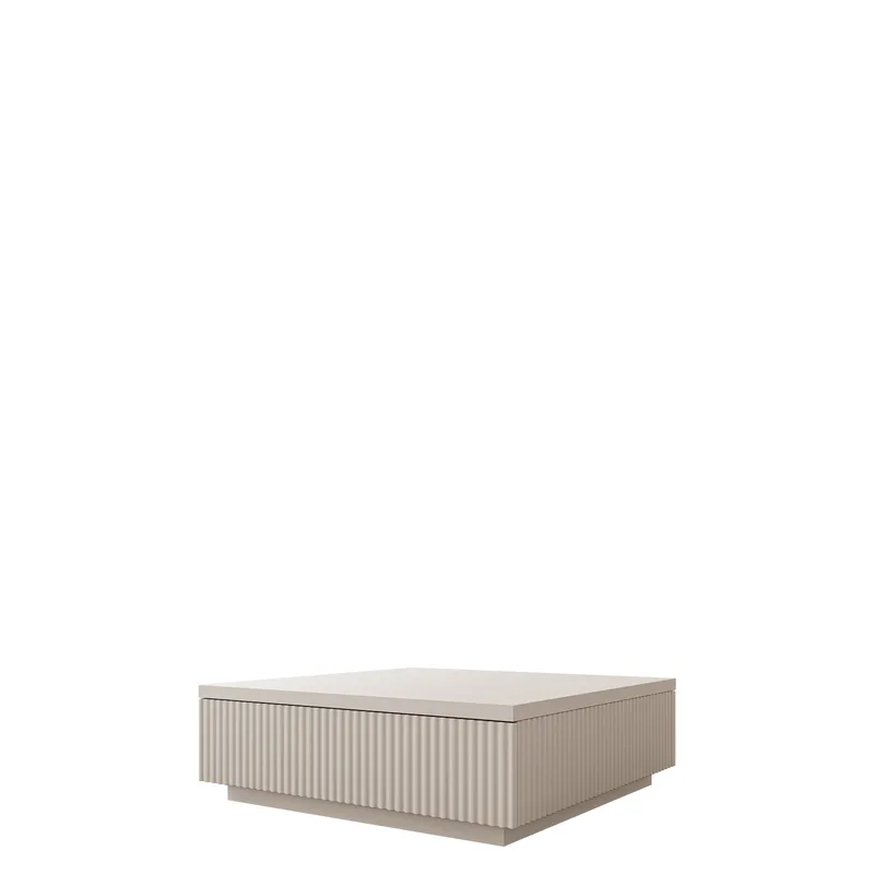 Juvik Sofabord 80 cm - beige - Møbler - Bord - Sofabord & salongbord - Sofabord med oppbevaring