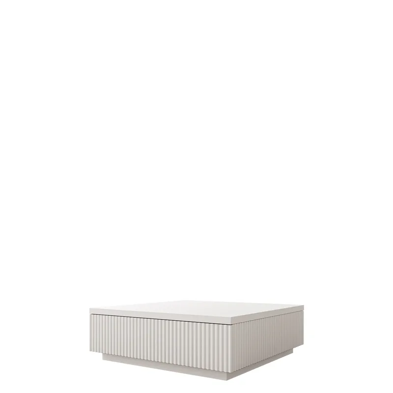 Juvik Sofabord 80 cm - hvit - Møbler - Bord - Sofabord & salongbord - Sofabord med oppbevaring