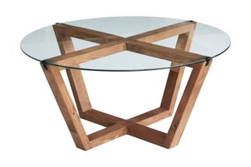 Kafrein Sofabord 75x35x75 cm - Brun - Møbler - Bord - Sofabord & salongbord