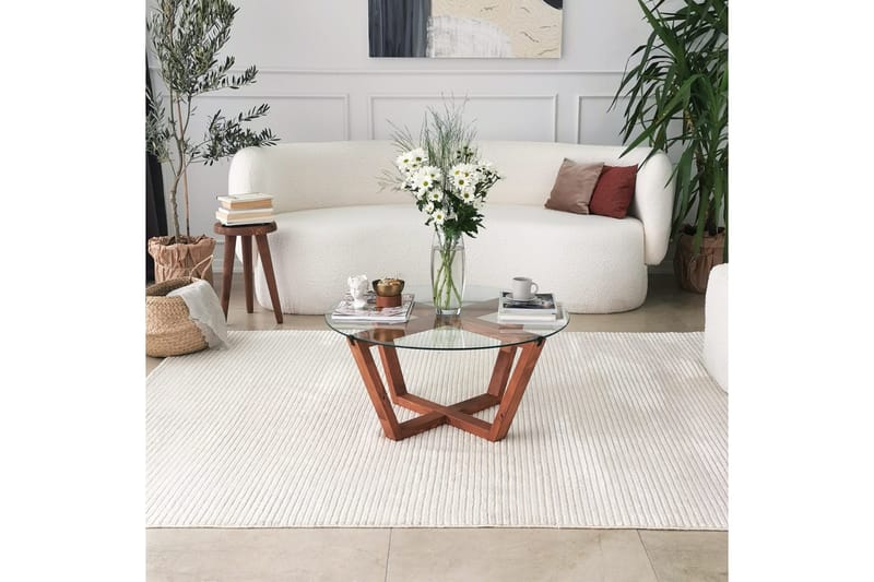 Kafrein Sofabord 75x35x75 cm - Brun - Møbler - Bord - Sofabord & salongbord