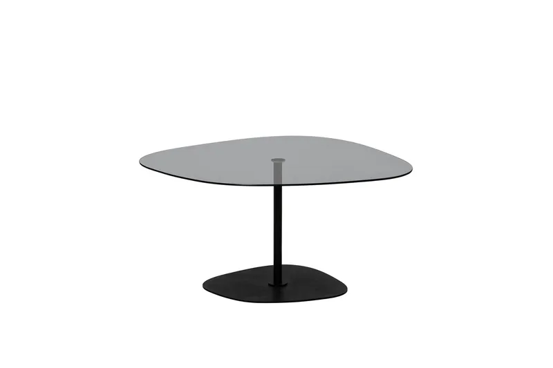 Karamea Sofabord 85 cm, Grå/Svart