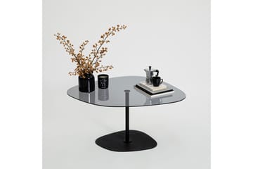 Karamea Sofabord 85 cm - Grå/Svart - Møbler - Bord - Sofabord & salongbord