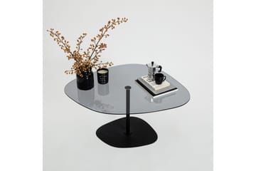 Karamea Sofabord 85 cm - Grå/Svart - Møbler - Bord - Sofabord & salongbord