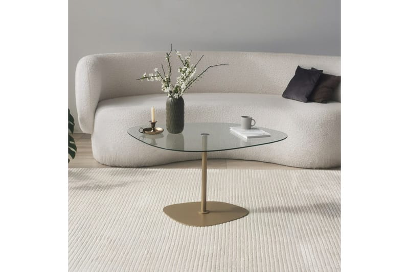 Karamea Sofabord 85 cm - Gull - Møbler - Bord - Sofabord & salongbord