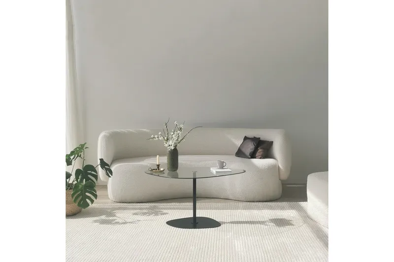 Karamea Sofabord 85 cm, Svart