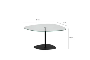 Karamea Sofabord 85 cm - Svart - Møbler - Bord - Sofabord & salongbord