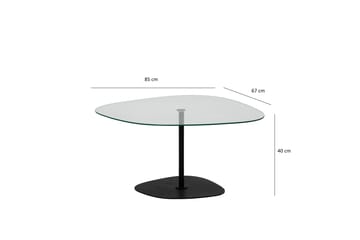 Karamea Sofabord 85 cm - Svart - Møbler - Bord - Sofabord & salongbord