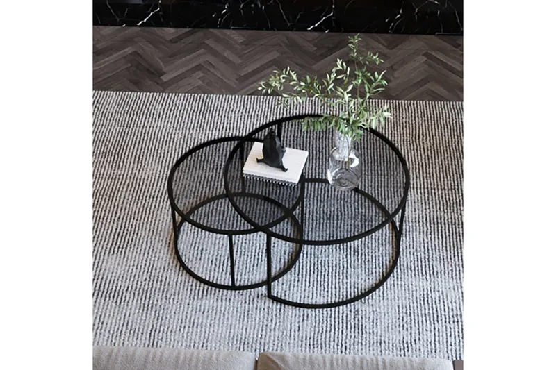 Kashiwa Sofabord 60 cm - Svart - Møbler - Bord - Sofabord & salongbord