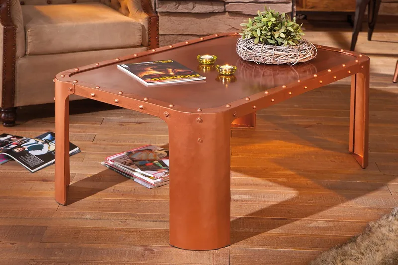 Kazuko Sofabord 110 cm - Kobber - Møbler - Bord - Sofabord & salongbord
