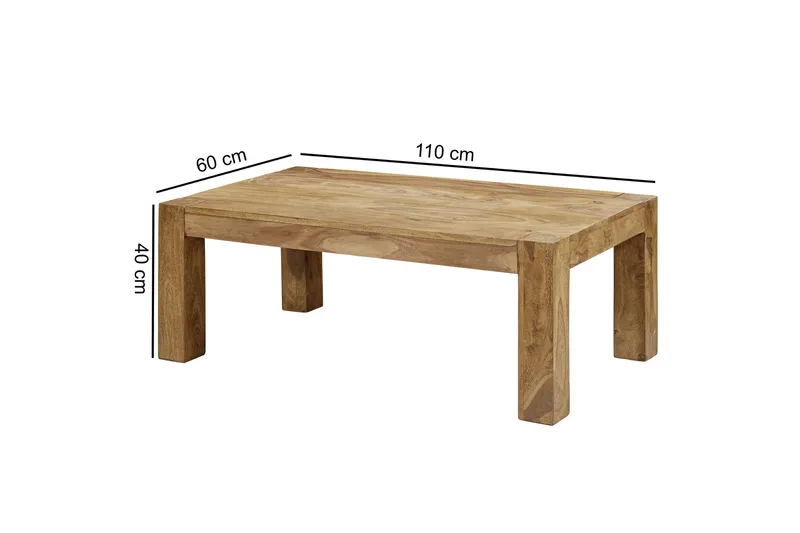 Kellaher Sofabord 110 cm - Akacia - Møbler - Bord - Sofabord & salongbord