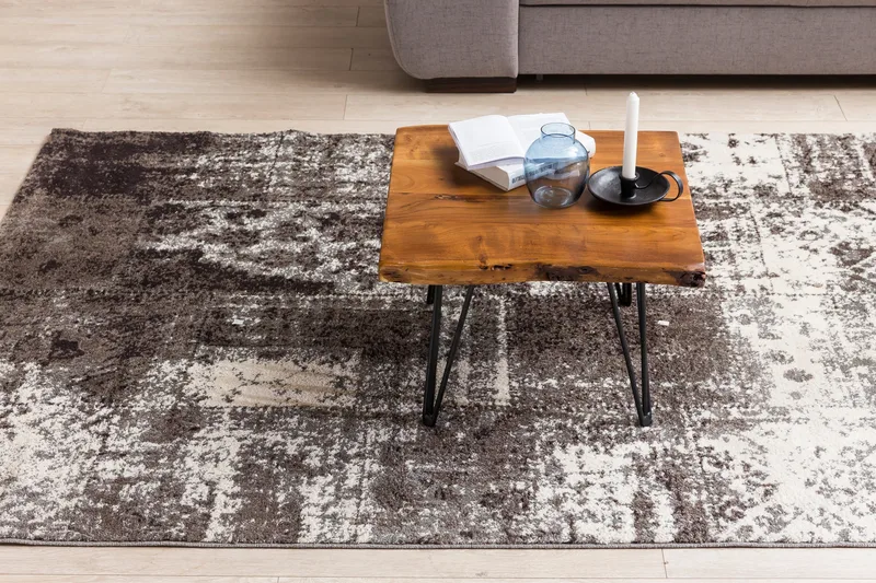 Kezia Sofabord 56 cm - Massivt Tre/Svart - Møbler - Bord - Sofabord & salongbord