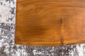 Kezia Sofabord 56 cm - Massivt Tre/Svart - Møbler - Bord - Sofabord & salongbord