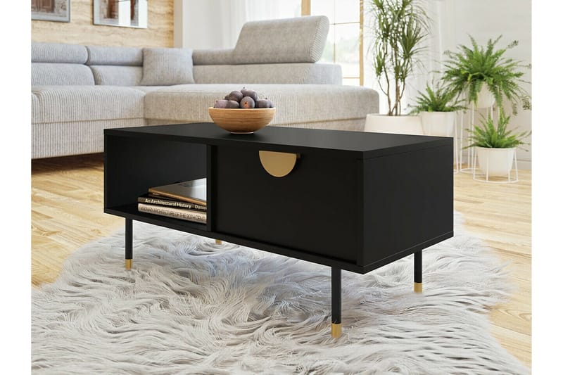 Kintore Sofabord 45 cm - Svart - Møbler - Bord - Sofabord & salongbord