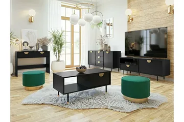 Kintore Sofabord 45 cm - Svart - Møbler - Bord - Sofabord & salongbord