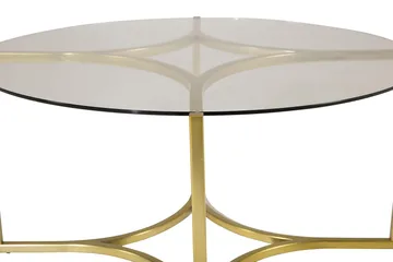 Kivik Sofabord Rundt 75cm - Transparent - Møbler - Bord - Sofabord & salongbord