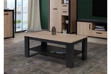 Konitsa Sofabord 110 cm - Brun/Svart - Møbler - Bord - Sofabord & salongbord - Sofabord med oppbevaring