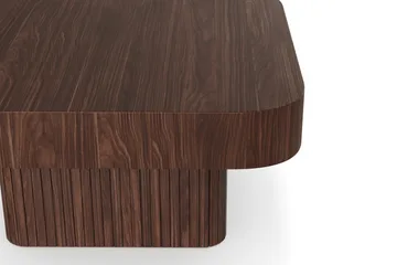 Kopparbo Sofabord 80 cm - Mørk brun valnøttre - Møbler - Bord - Sofabord & salongbord