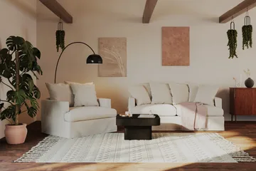 Kopparbo Sofabord 80 cm - Svart Tre - Møbler - Bord - Sofabord & salongbord