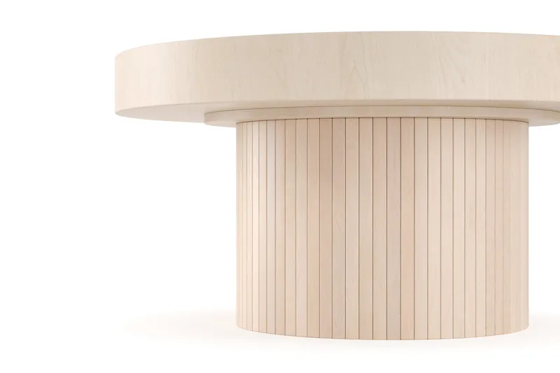 Kopparbo Sofabord - Lyst hvitlasert eiketre - Møbler - Bord - Sofabord & salongbord