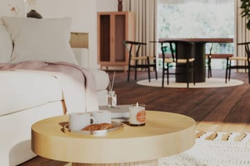 Kopparbo Sofabord - Lyst hvitlasert eiketre - Møbler - Bord - Sofabord & salongbord