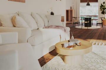 Kopparbo Sofabord - Lyst hvitlasert eiketre - Møbler - Bord - Sofabord & salongbord